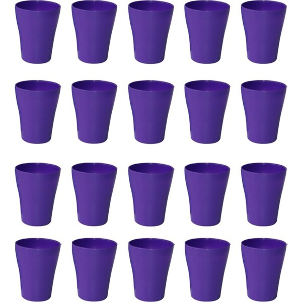 20x Home Leisure Drinking Cup 250ml Assorted Col Kitchen Cooking Serveware