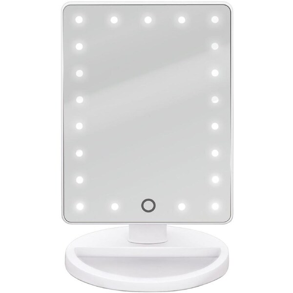 Bodysense Glitz Mirror with Storage Base with LED Light