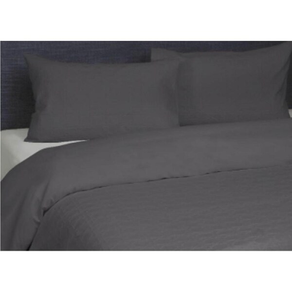 Double Villa Matelasse Quilt Cover Sets - Slate