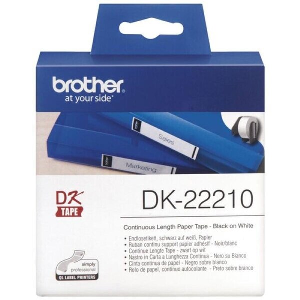 Brother DK-22210 White Roll