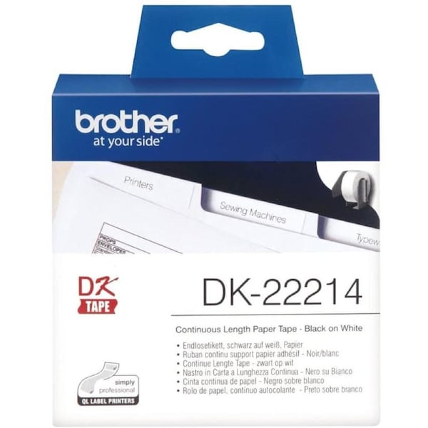 Brother DK-22214 White Roll