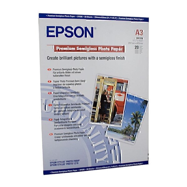 A3 PREM S/GLOSS PHOTO PAPER 20 PACK