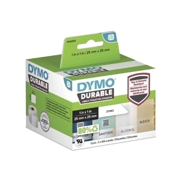 Dymo Durable Labels 25mm x 25mm