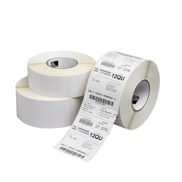 51mm x 36mm x 25mm, 1 across 1000 LPR - White Direct Thermal Labels, Permanent Adhesive,