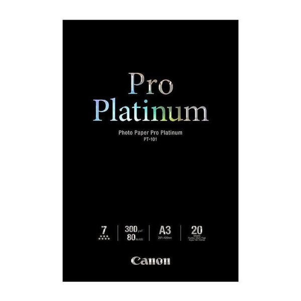 Canon A3 Pro Platinum 20 Sheets