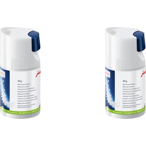 2x Jura 90g Mini Tabs Residue Cleaner Dispenser For Coffee Machine Milk System