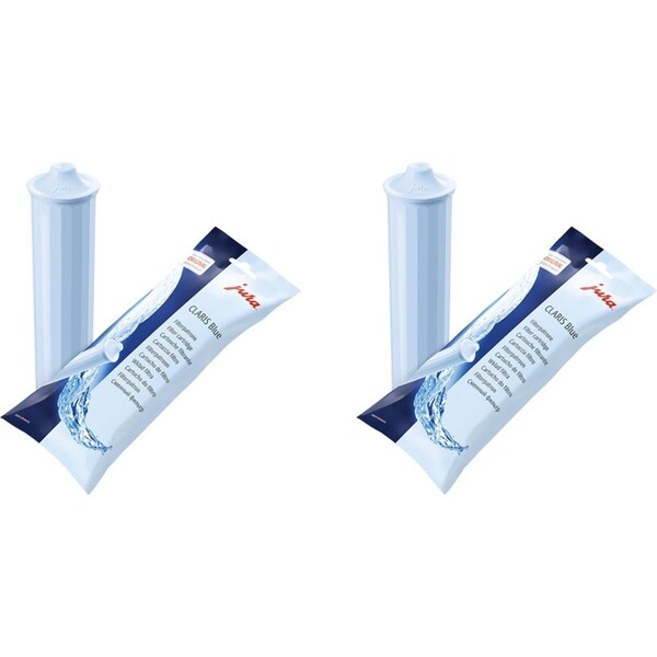 2x Jura Claris Blue Advanced Cleaning Water Filter Cartridge For Coffee Machine