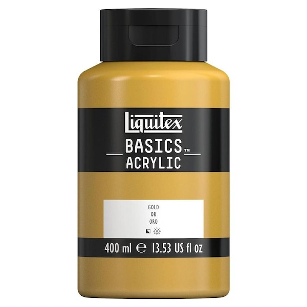 Liquitex Basics Acrylic 400ml Gold Paint Home Arts And Crafts Painting