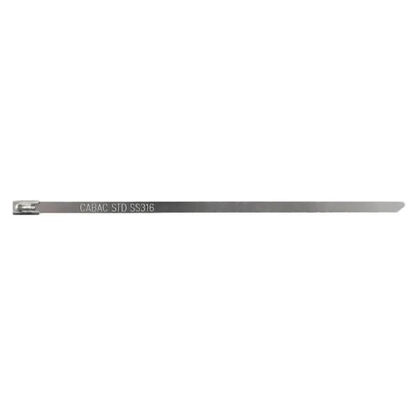 Cabac Stainless Steel 316 Standard Cable Tie 200mm x 4.6mm