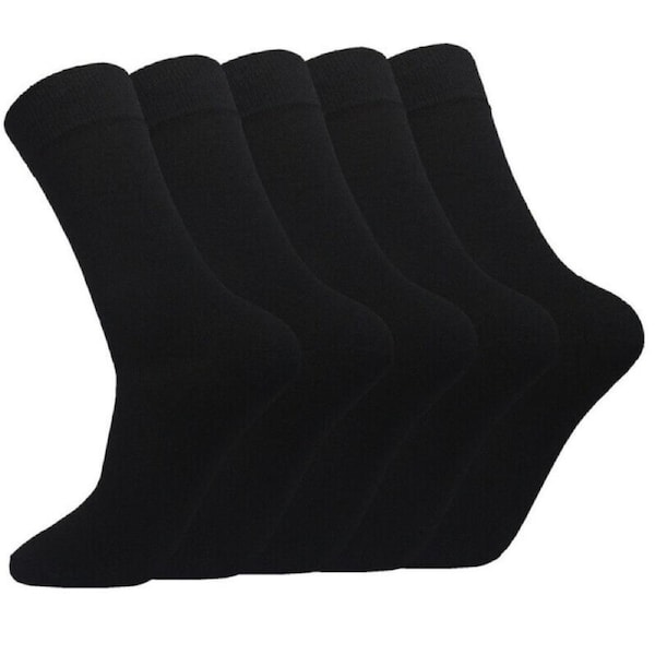 10 Pairs Men's Bamboo Fibre Socks Work Business Odor Sweat Resistant Sock Nature