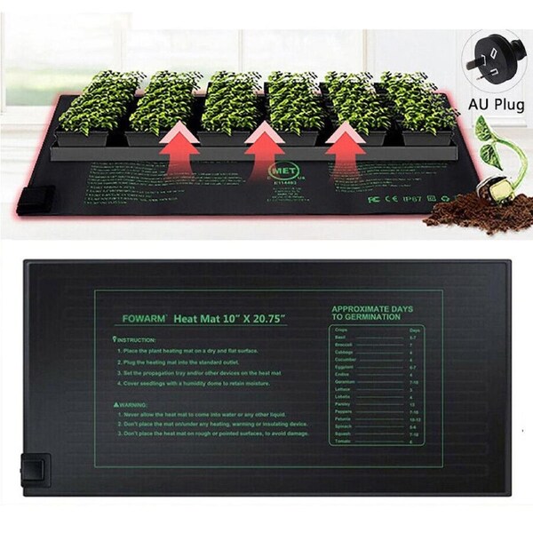 Seedling Heating Mat Heat Pad Seed Germination Starter Sprout Propagator
