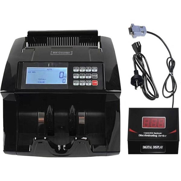 Auto Money Bill Counter Counting Machine Australia Notes with UV MG IR Detector