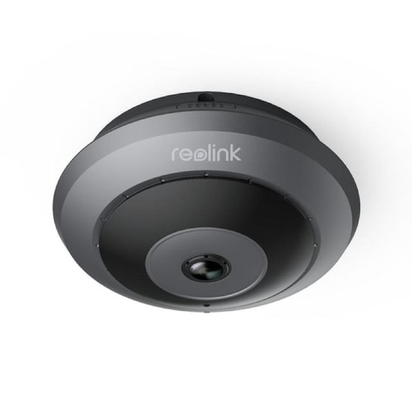 Reolink 6MP PoE 360°Panoramic Fisheye Camera with Built-in Siren & Two-Way Audio, Smart Person Detection, FE-P