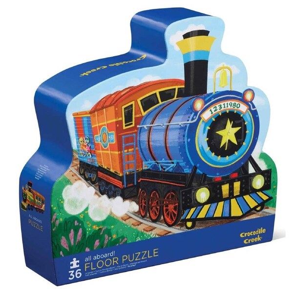 Crocodile Creek - All Aboard Floor Puzzle 36pc