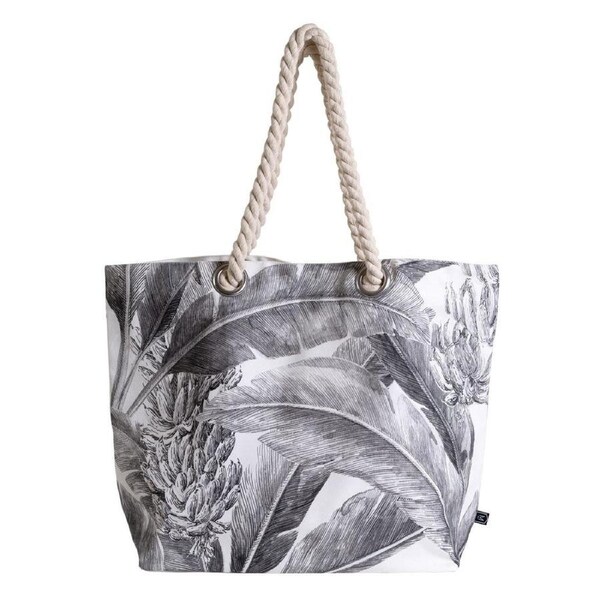 Maison by Rapee TROPICANA BLACK Reversible Tote Bag