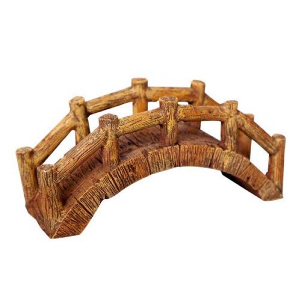 Aqua One Wooden Bridge Ornament 13.5x5x6cm (37474)