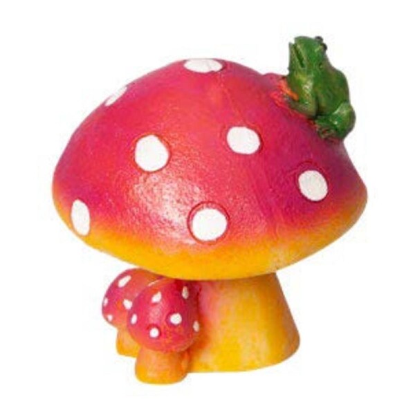 Aqua One Mushroom w/ Toad Ornament 5.5x5.5x5.5cm (37498)