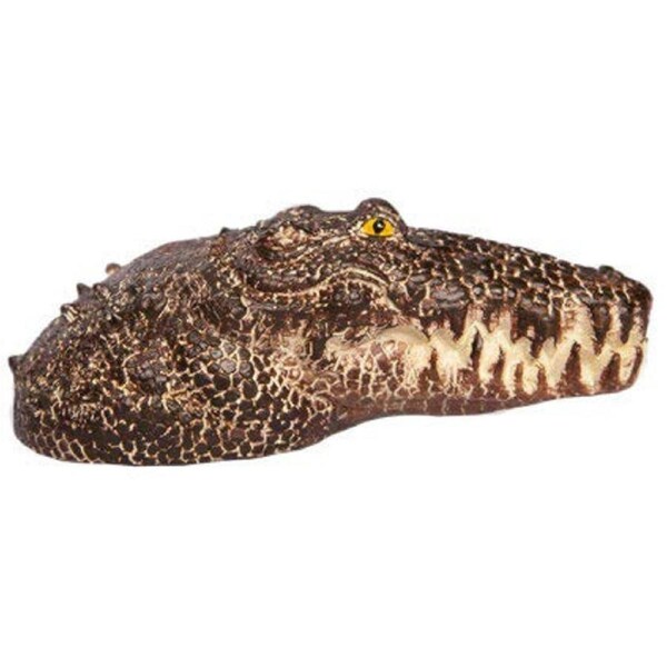 Aqua One Crocodile Head Medium Ornament 6.5x13.5x4.5cm (37493M)