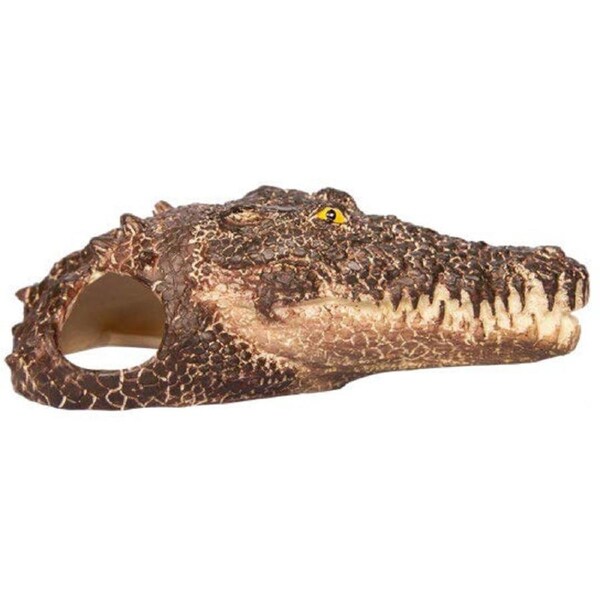 Aqua One Crocodile Head Large Ornament 9x20x7cm (37493L)