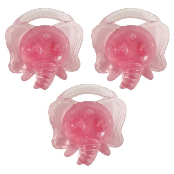 3x 2pc Cuddle Bug Baby/Toddler Water Filled Pacifier Teethers 18x17cm Assorted