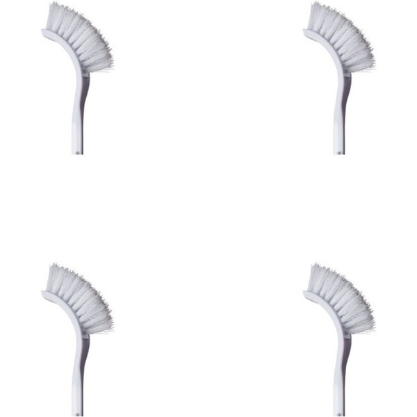 4x 2pc Ultimo Toilet Brush Set Compact and Durable for Effective Cleaning 38cm
