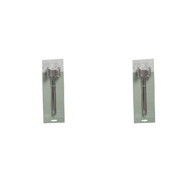2x Urban Kitchen Aluminium Meat Tenderiser 22cm Heavy Duty Design Effective Use