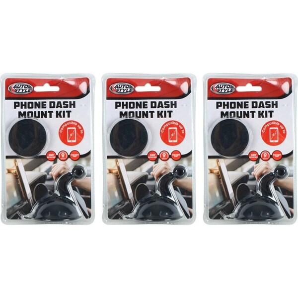 3x Auto Style Car Dashboard Mount Accessory Adjustable Angle Phone Holder 7cm