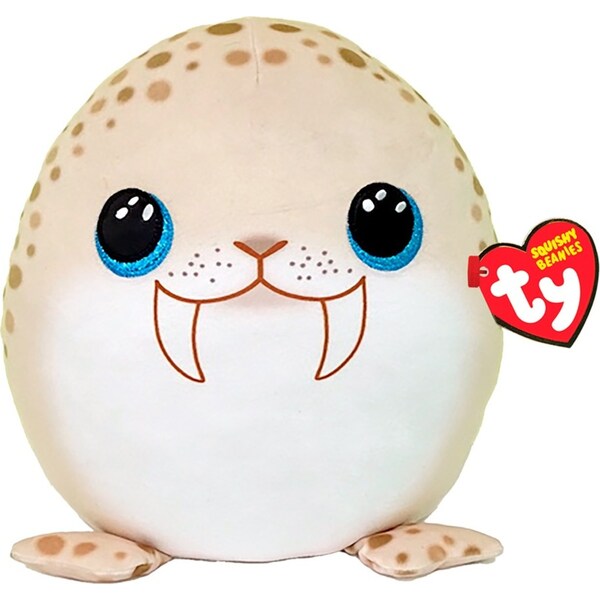 TY Squishy Beanies Toofers - Walrus Squish 35cm Kids/Childrens Plush Toy 3y+