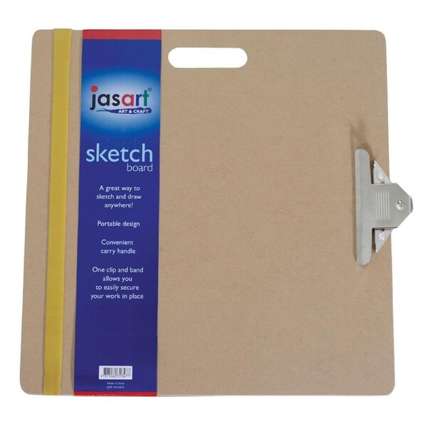 Jasart Artist 26x23in Portable Sketch Easel Craft Writing Board w/ Cutout Handle