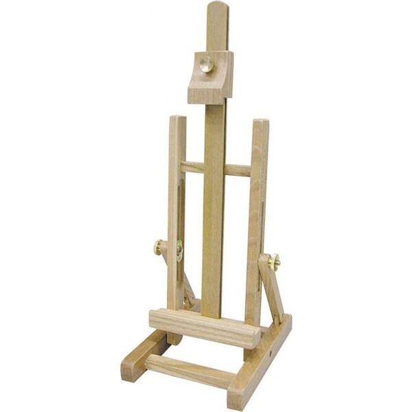 Jasart Tabletop Compact Easel Painting Canvas Display Stand Holder 37cm Natural