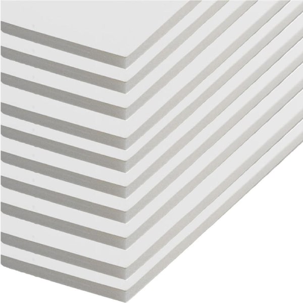 10x Jasart A4 Foamboard 5mm Backing Mounting Board Acid Free Stationery White