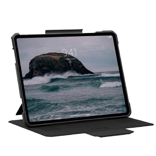 [124472114040] UAG Metropolis SE Apple iPad Air M2 13" 1st Gen Folio Case Black DROP+