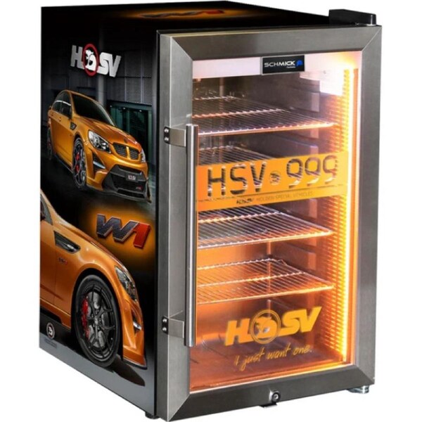 Holden HSV GTSR W1 Branded 70 Litre Light Up Bar Fridge - Add Your Own Number Plate