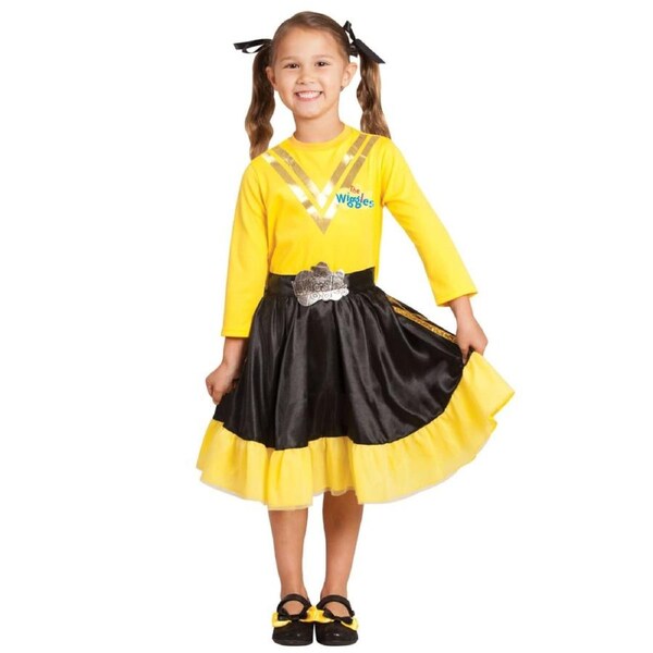 The Wiggle Yellow Wiggle Deluxe Child Costume Size S 3-5 Years