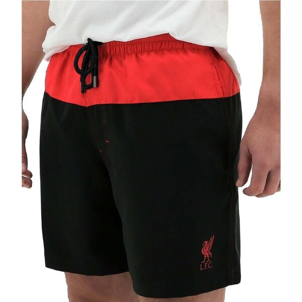Liverpool FC Mens Two Tone Board Shorts Summer YNWA Liverbird LFC Swim Swimmers 3XL