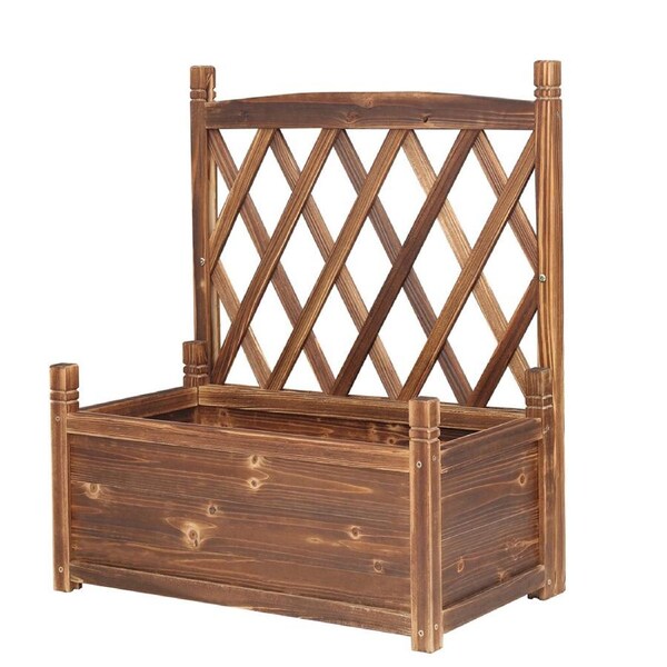 Enchanting Trellis Planter: Ideal for Cultivating Climbing Plants, Flowers, and Vegetables