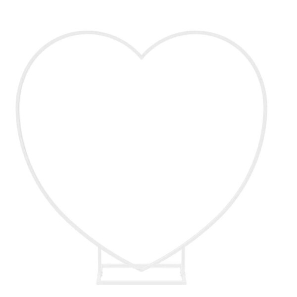 Romantic Heart Shaped Wedding Arch: Perfect for Love-filled Backdrops