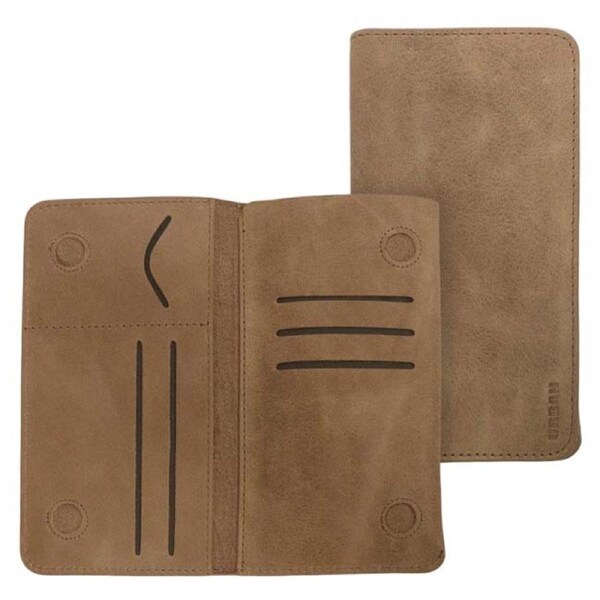 Urban Universal All-in-1 Wallet Case with Card Slots (Suits 4.7-inch Mobile Phones) - Fawn