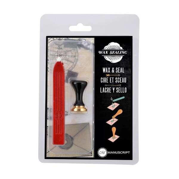 Manuscript Classic Initial Seal Wax Stamp Letter S Set Creative Art Kit