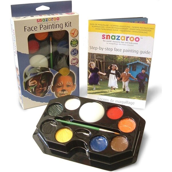 Snazaroo Palette Set - Boy Novelty Fun Face/Body Dress Up Painting Kit