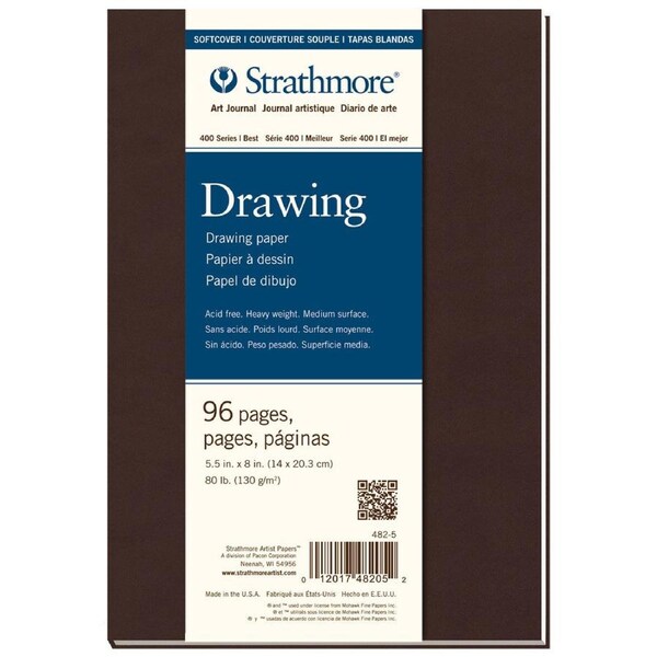Strathmore 400 Series Drawing Softcover Art/Sketch Journal 5.5x8'' 96 Sheets