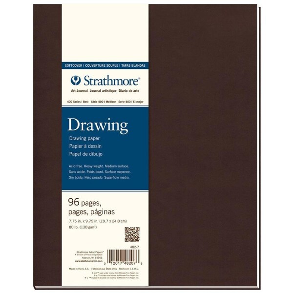 Strathmore 400 Series Drawing Softcover Art/Sketch Journal 7.75x9.75'' 96 Sheets