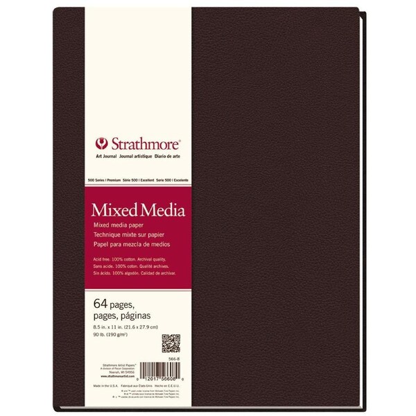 Strathmore 500 Series HB Mixed Media Art/Sketch Journal 8.5''x11'' 64 Sheets