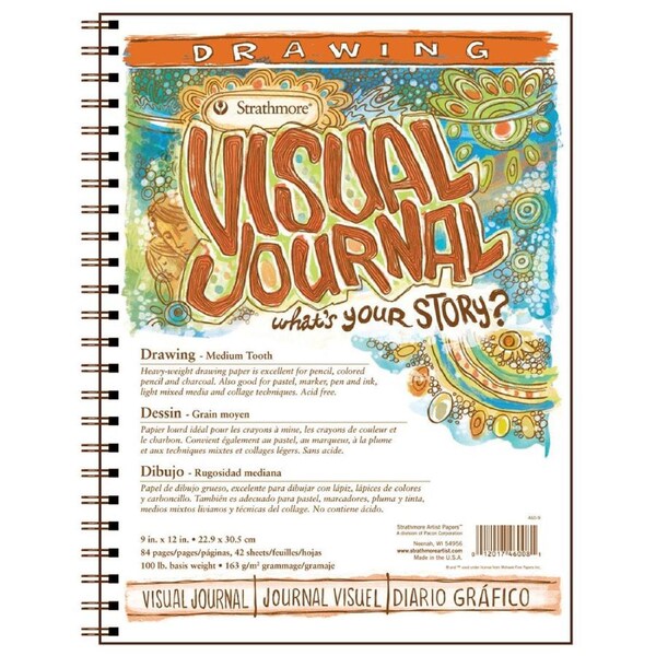 Strathmore Visual Art/Drawing Journal/Diary Drawing Diary 9'' x 12'' 48 Page
