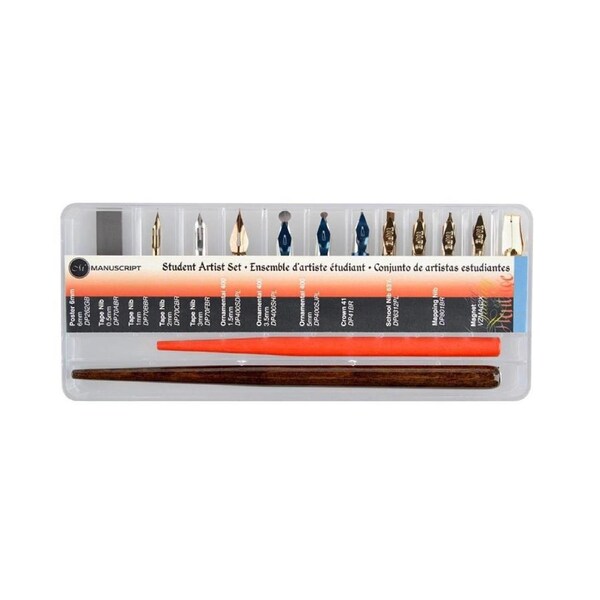 Manuscript Leonardt Traditional Dip Nib Student Artist Set Arts/Craft Drawing