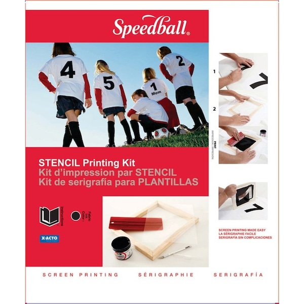 Speedball Stencil Screen Printing Kit Fabric Premium Art And Craft Set