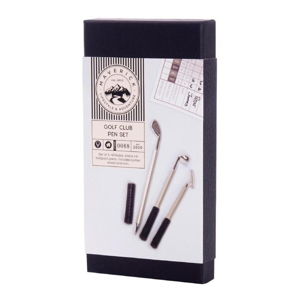 Maverick Golf Club Pen Set (Silver)
