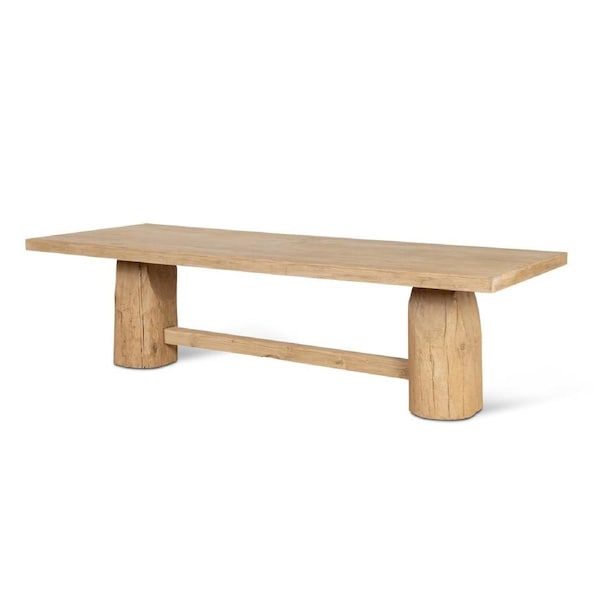 Josif 2.8m Elm Dining Table - Natural