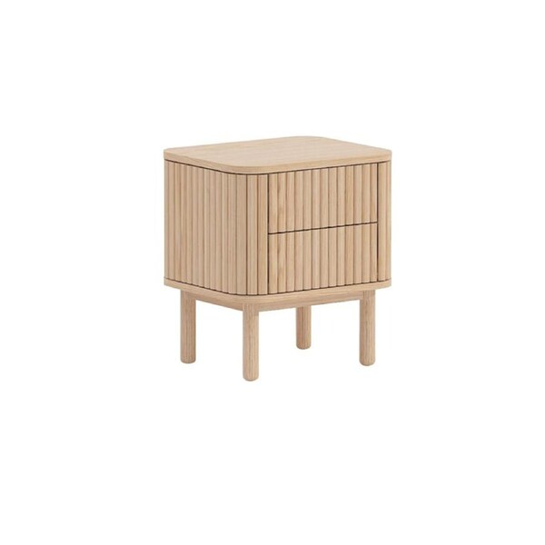 Melita Bedside Table - Natural
