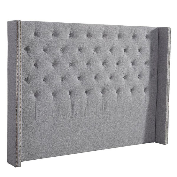 Samiya Queen Bedhead - Storm Grey